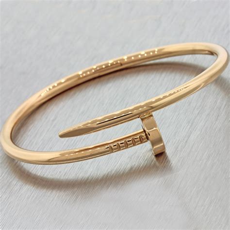 bracelet clou cartier prix|authentic cartier nail bracelet.